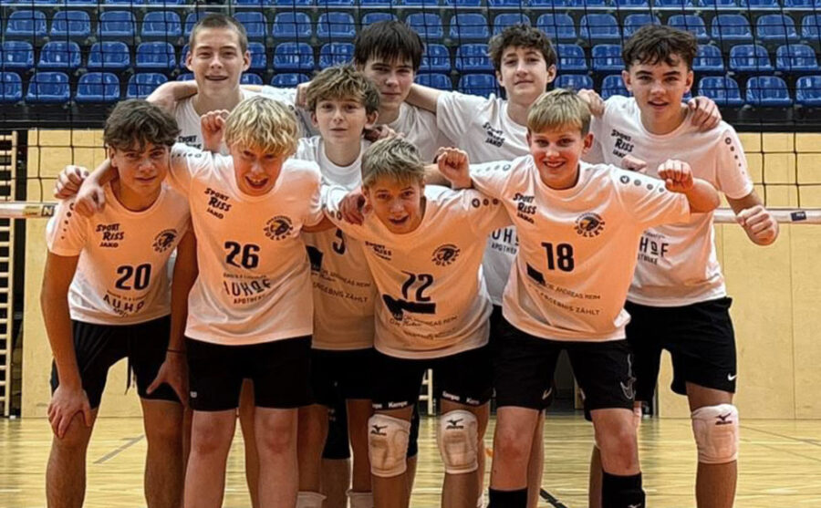 Volleyball-Saisonstart der U16-männlich-Spielgemeinschaft Tulln-Purkersdorf in Amstetten